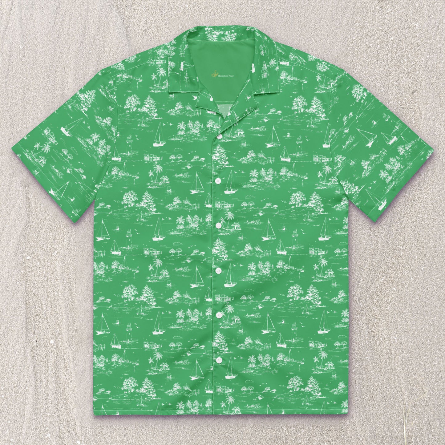 Seaside Toile Tropical Shirt — multiple colorways