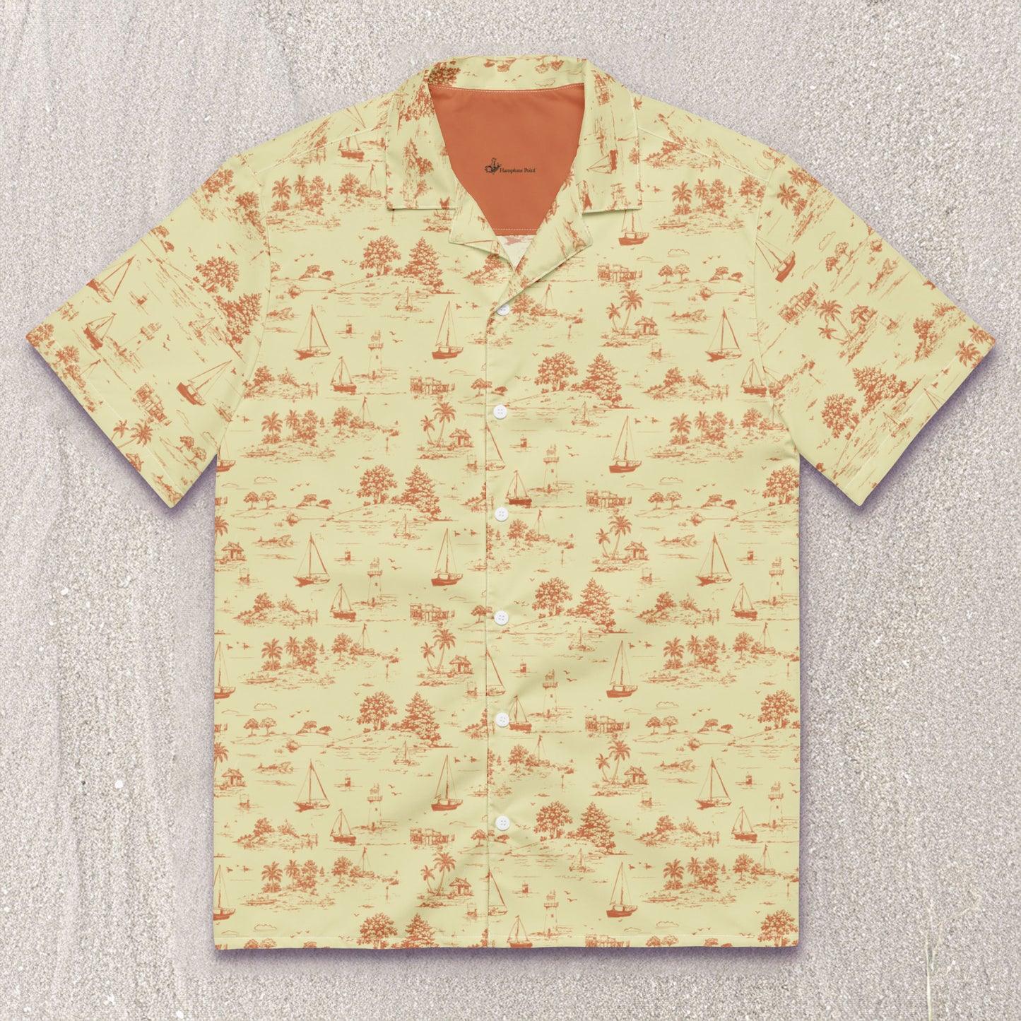 Seaside Toile Tropical Shirt — multiple colorways