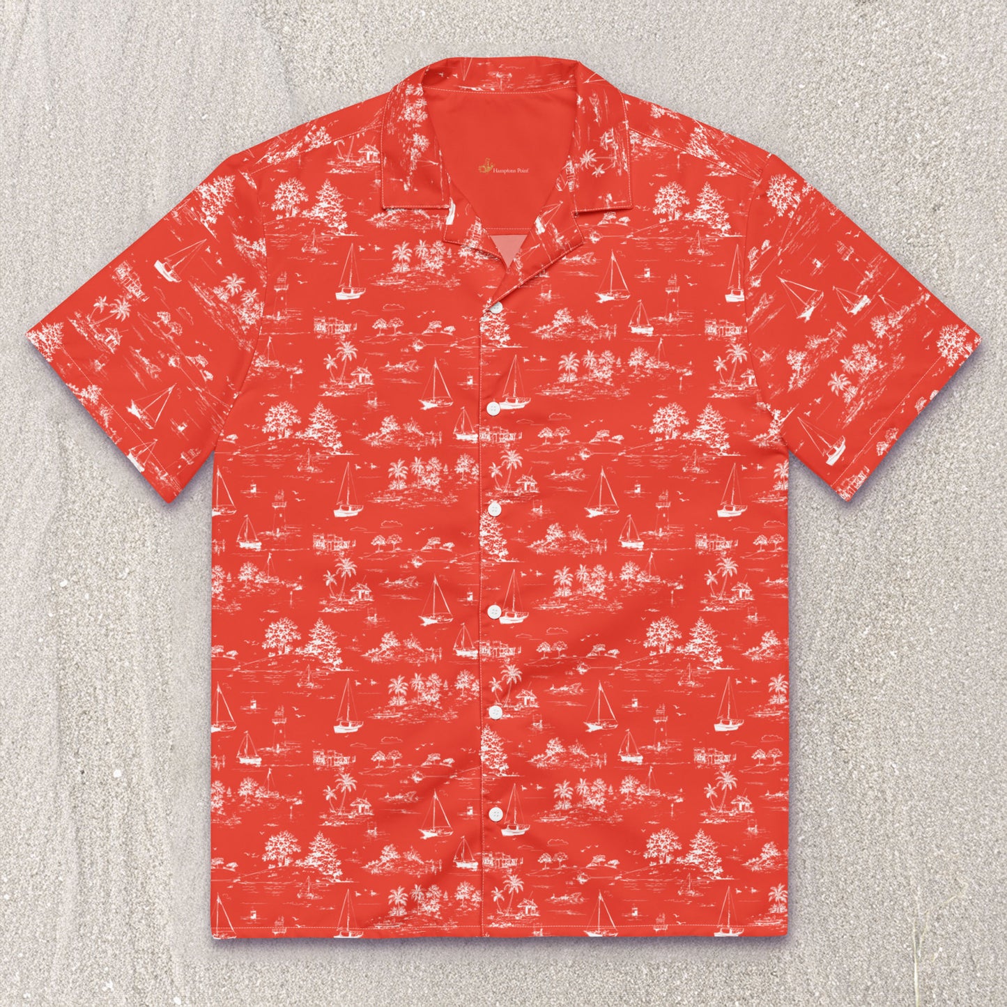 Seaside Toile Tropical Shirt — multiple colorways