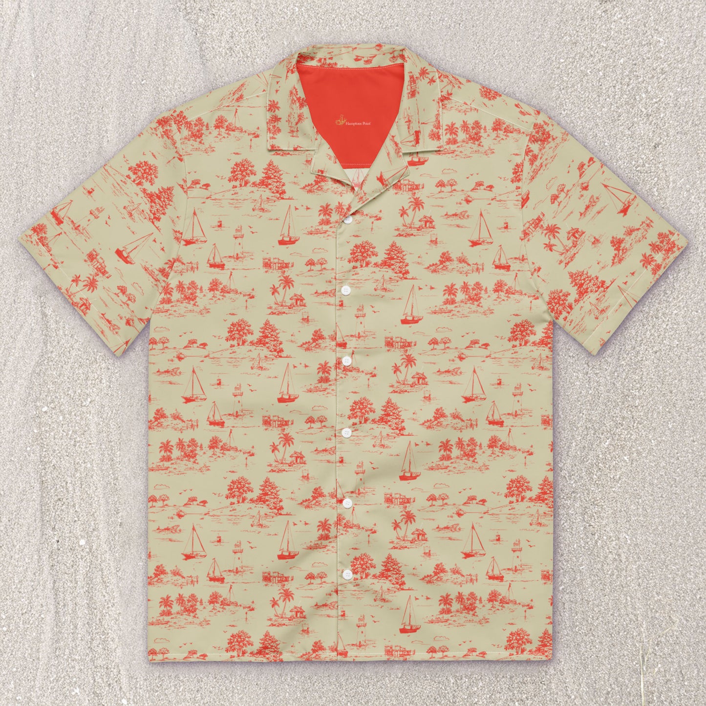 Seaside Toile Tropical Shirt — multiple colorways