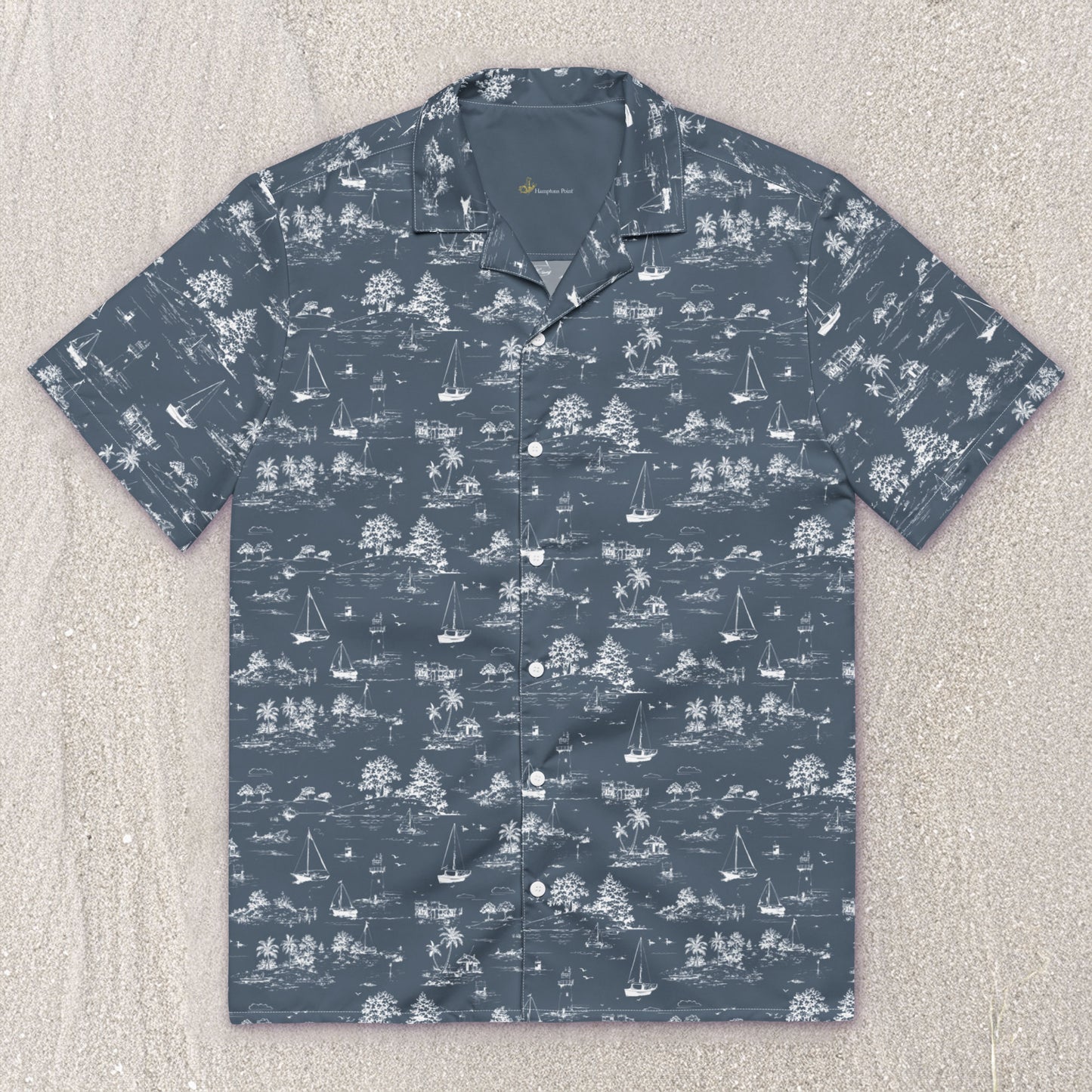 Seaside Toile Tropical Shirt — multiple colorways