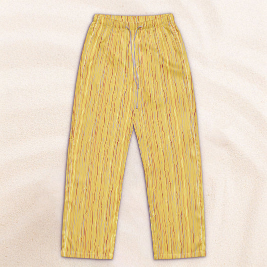 Tropicalia Stripe Pajama Pants – Gold