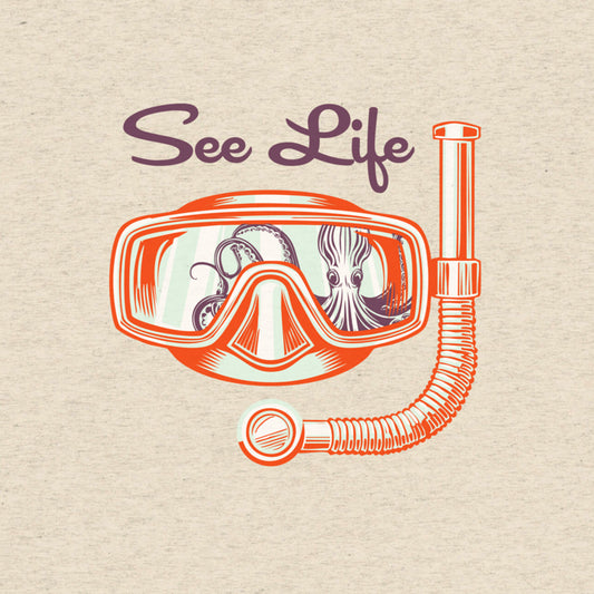 See Life Diver's T-Shirt – Oatmeal Triblend