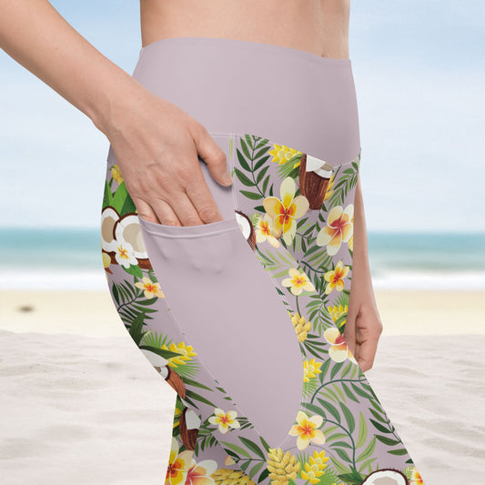 Tropicalia Yoga Leggings with Pockets – Thistle