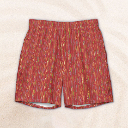 Tropicalia Swim Trunks – Rust Red
